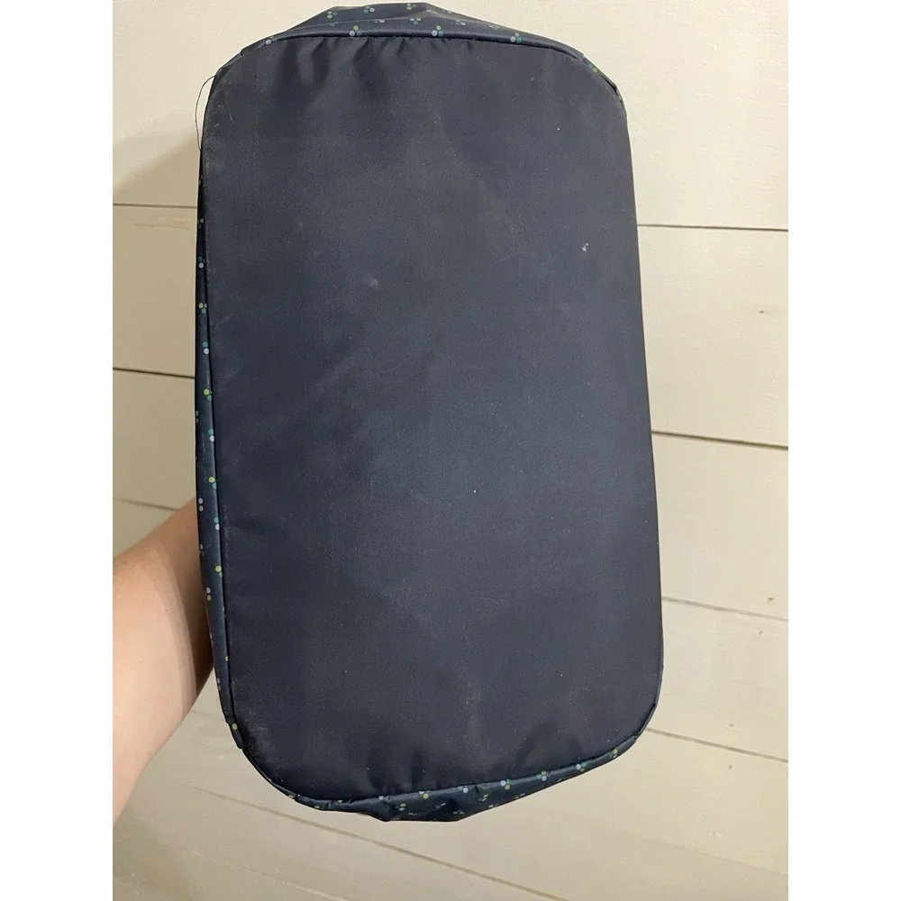 Essentials Carry-All Thirty-One Dot Trio Plastic Lined Hostess Exclusive Blue 31